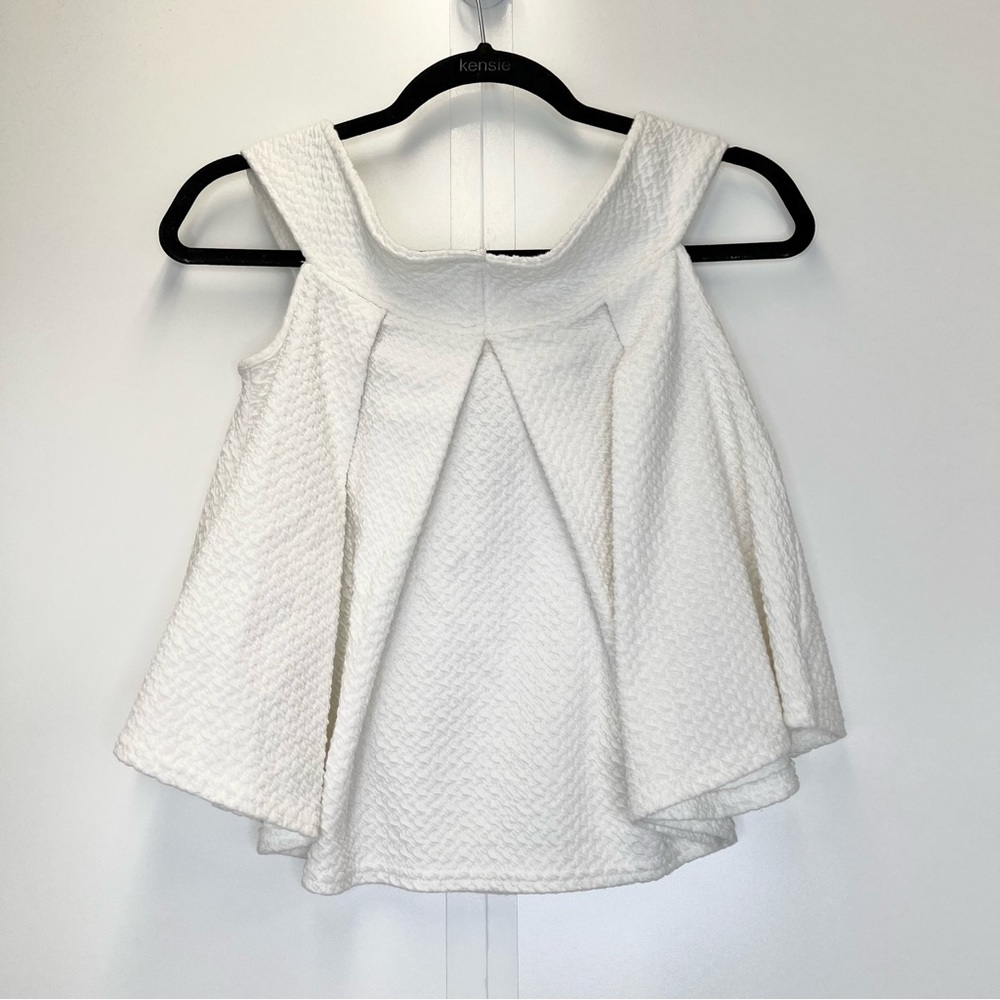 Free People Priscilla Off Shoulder Top Size XS White Flowy Tank - Picture 7 of 11